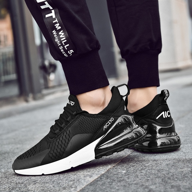 Men Running Shoes Breathable Women Trainer Sneakers Zapatillas Hombre Deportiva 270 Air Cushion Sport Shoes image 3