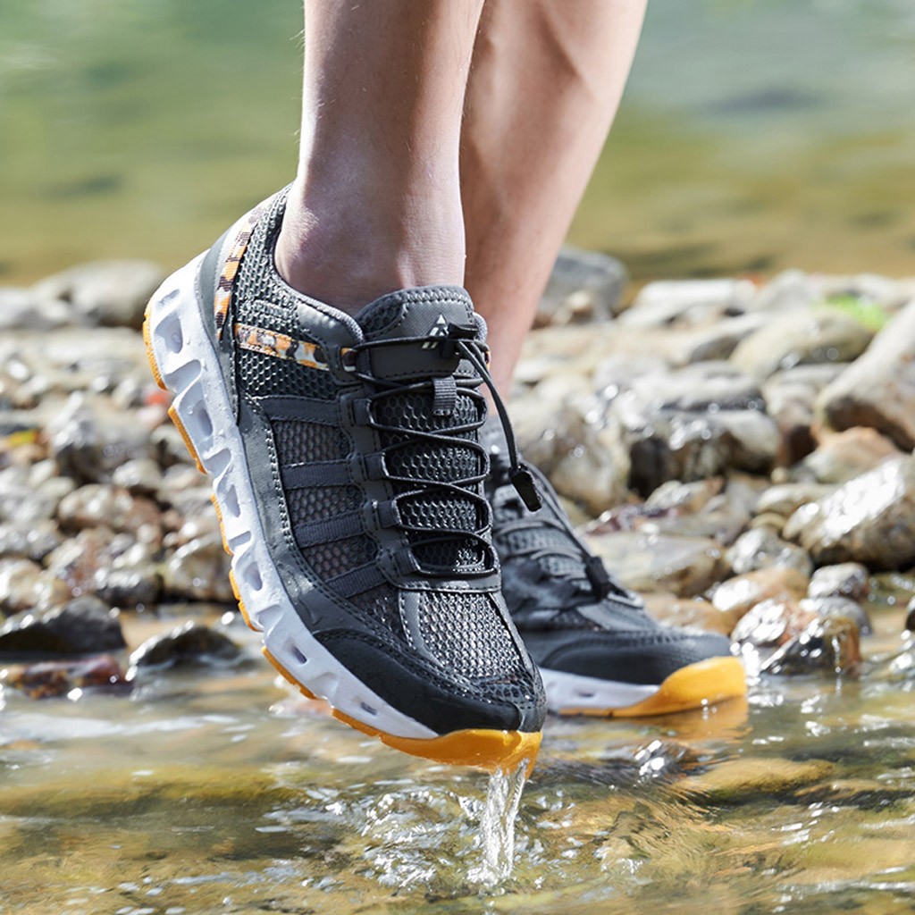 Men's Outdoor wading and quick drying shoes casual sports breathable non slip wear resistant upstream shoes image 8