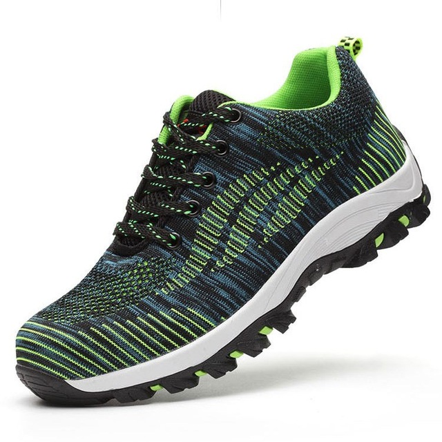 Men's Steel Toe Cap Work Safety Shoes Men Breathable Outdoor Anti-slip Steel Puncture Proof Construction Safety Boots Shoes image 3