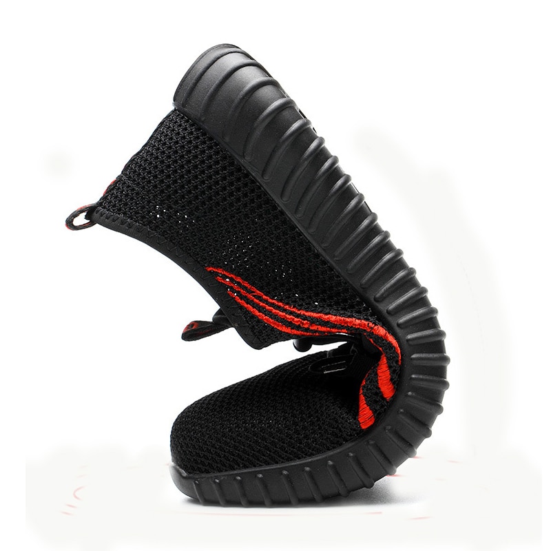 Men's Breathable Work Safety Shoes Men Outdoor Anti-slip Steel Puncture Proof Construction Safety Boots Shoes image 4