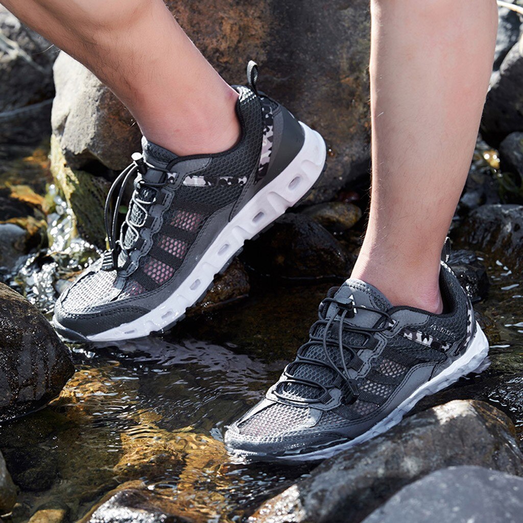 Men's Outdoor wading and quick drying shoes casual sports breathable non slip wear resistant upstream shoes image 10