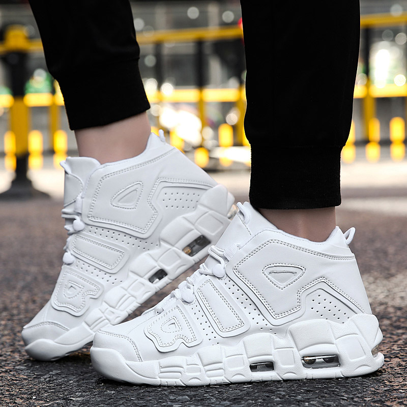 Basketball Shoes Men Air Sports Shoes High Tops Mens Basketball Sneakers Athletics Basket Shoes Chaussures de basket Black shoes image 9