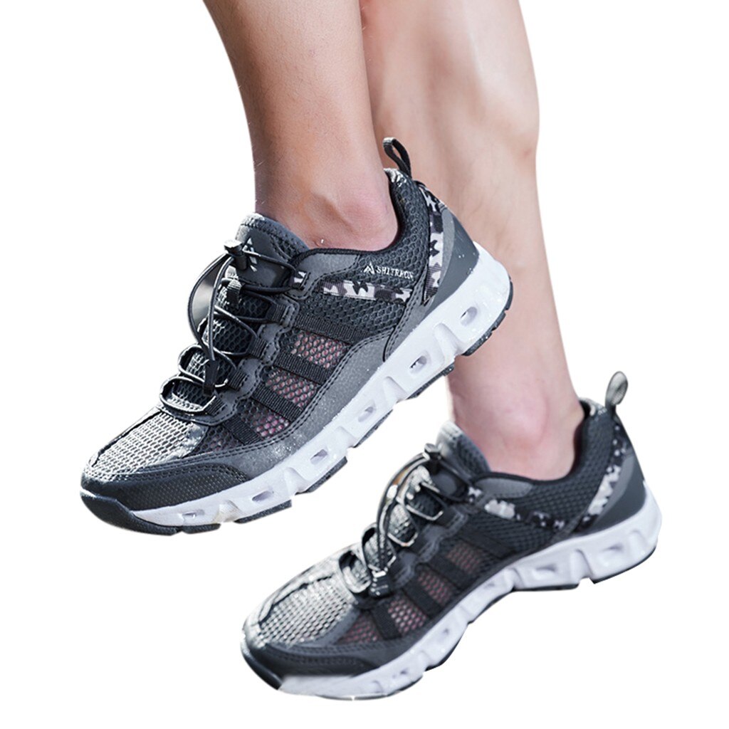 Men's Outdoor wading and quick drying shoes casual sports breathable non slip wear resistant upstream shoes image 6
