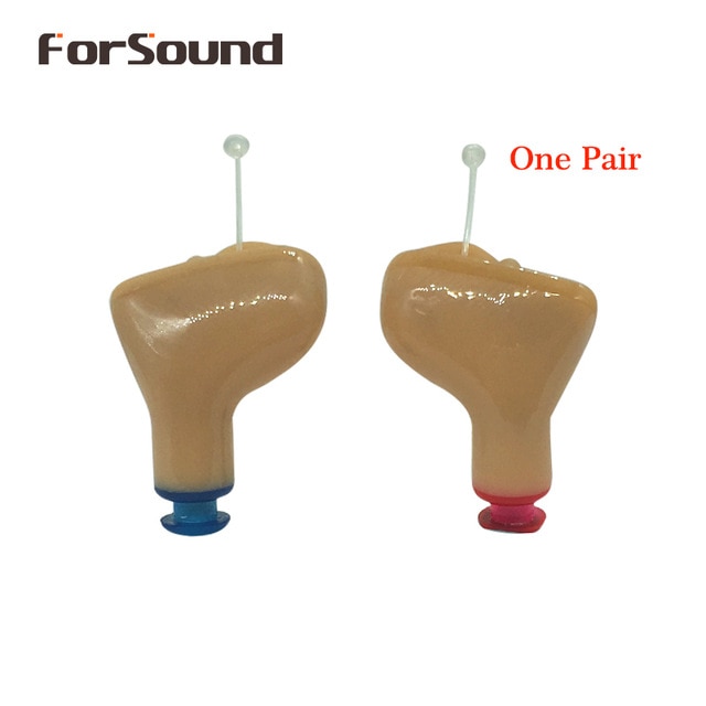Hearing aid in warm beige against a soft sunrise backdrop, conveying clear, natural hearing