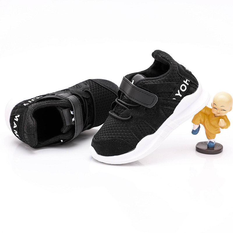 Autumn fashionable net breathable pink leisure sports running shoes for girls white shoes for boys brand kids shoes image 5