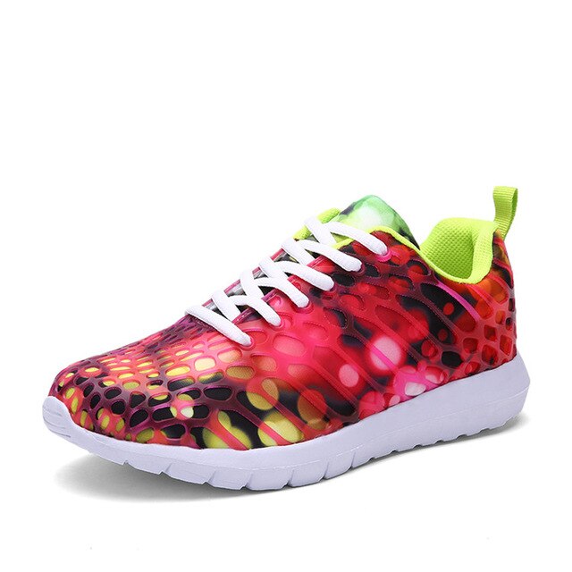 Sneakers Men Women Female Running Shoes Sport Shoes Woman Lace-Up chaussure femme Breathable Camouflage Mesh image 6