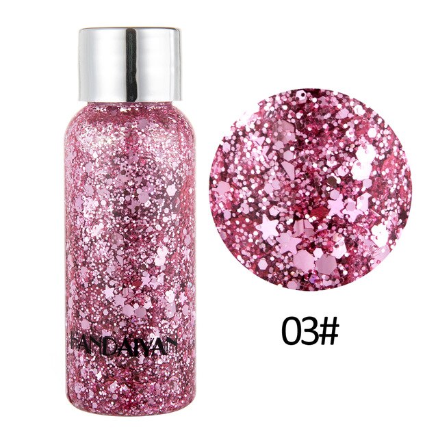 9 Colors Hot Festival Cosmetics Face Body Glitter Cream Sequins Shining Liquid S - Picture 14 of 20