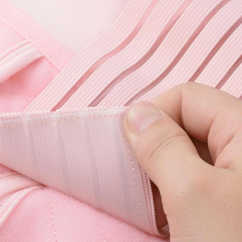 Close‑up of reinforced cartilage support strip and compression fabric