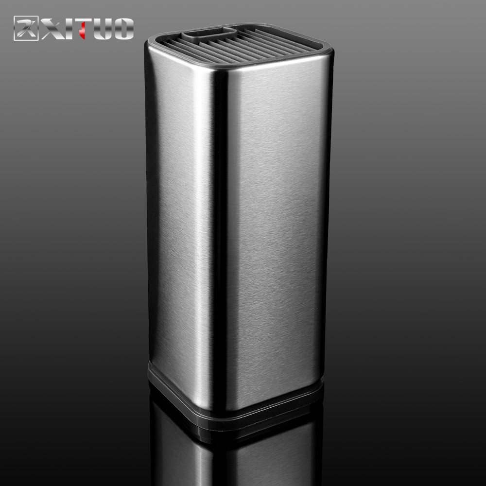 XITUO Stainless Steel Knife Holder High Quality Fashion Storage Tool Damascus Chef Knife Meat Knife Multi-tool Kitchen Holder