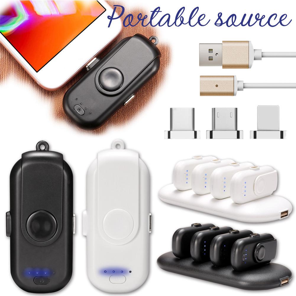 1000mAh Portable Charging PowerBank USB Magnetic Mini Mobile Power PoverBank External Battery