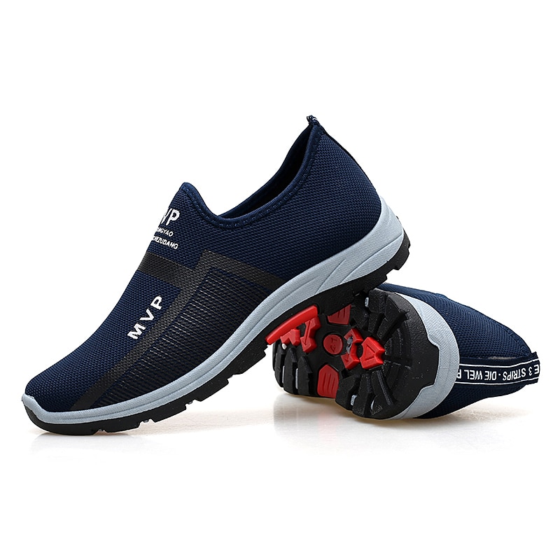 Summer Mesh Men Shoes Lightweight Sneakers Men Casual Walking Shoes Breathable Slip on Mens Loafers Zapatillas Hombre image 7
