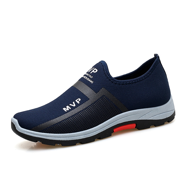 Summer Mesh Men Shoes Lightweight Sneakers Men Casual Walking Shoes Breathable Slip on Mens Loafers Zapatillas Hombre