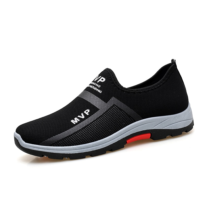 Summer Mesh Men Shoes Lightweight Sneakers Men Casual Walking Shoes Breathable Slip on Mens Loafers Zapatillas Hombre image 3