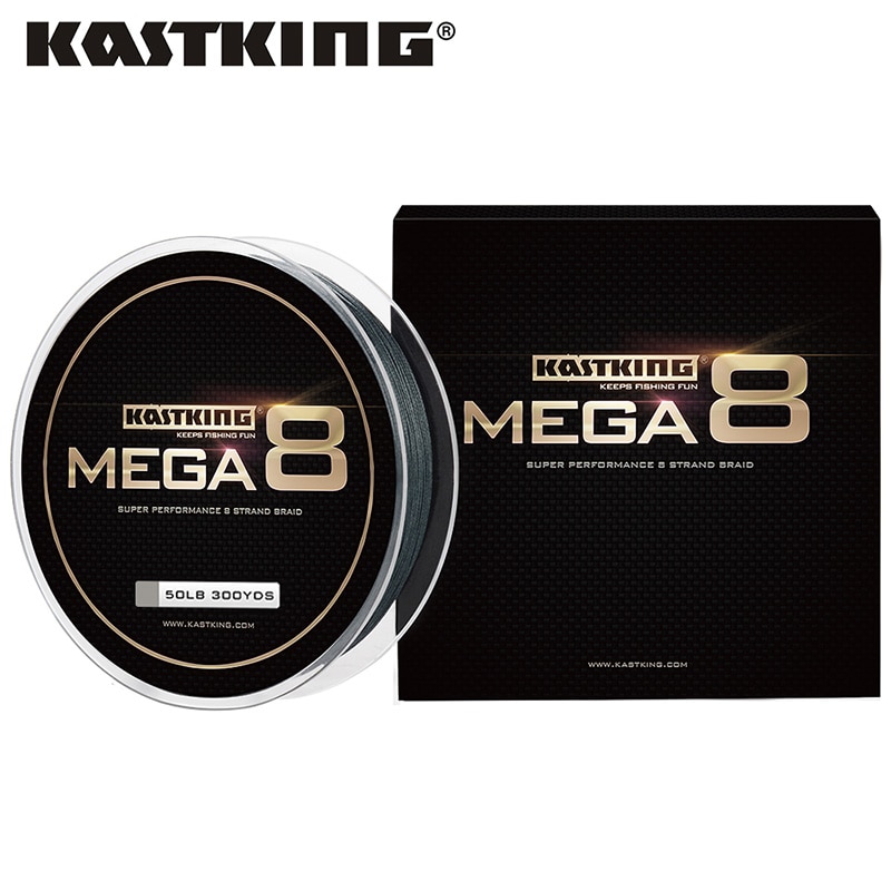 KastKing Mega8 Strong 137M 274M 457M 8 Strand Weaves PE Braided Fishing Line Multifilament 10LB 15LB