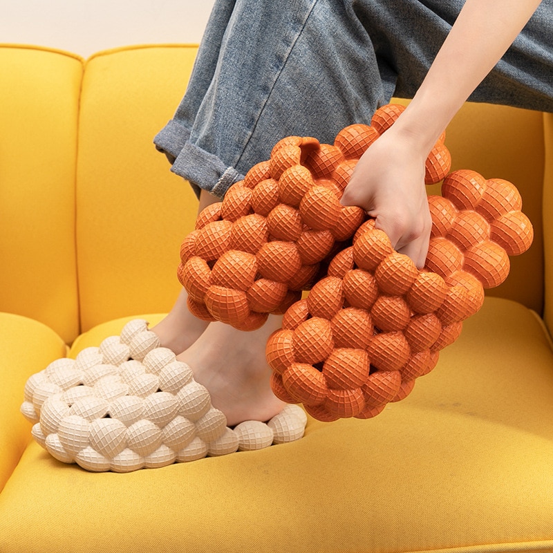 Unisex Slippers Women Men Shoes Bathroom Slipper Indoor Sandals EVA Massage Sandals Home Slippers Non-slip Floor Flip Flops image 9