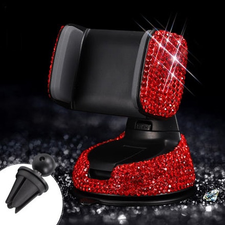 3 in 1 360 Degree Car Phone Holder for Car Dashboard Auto Wi