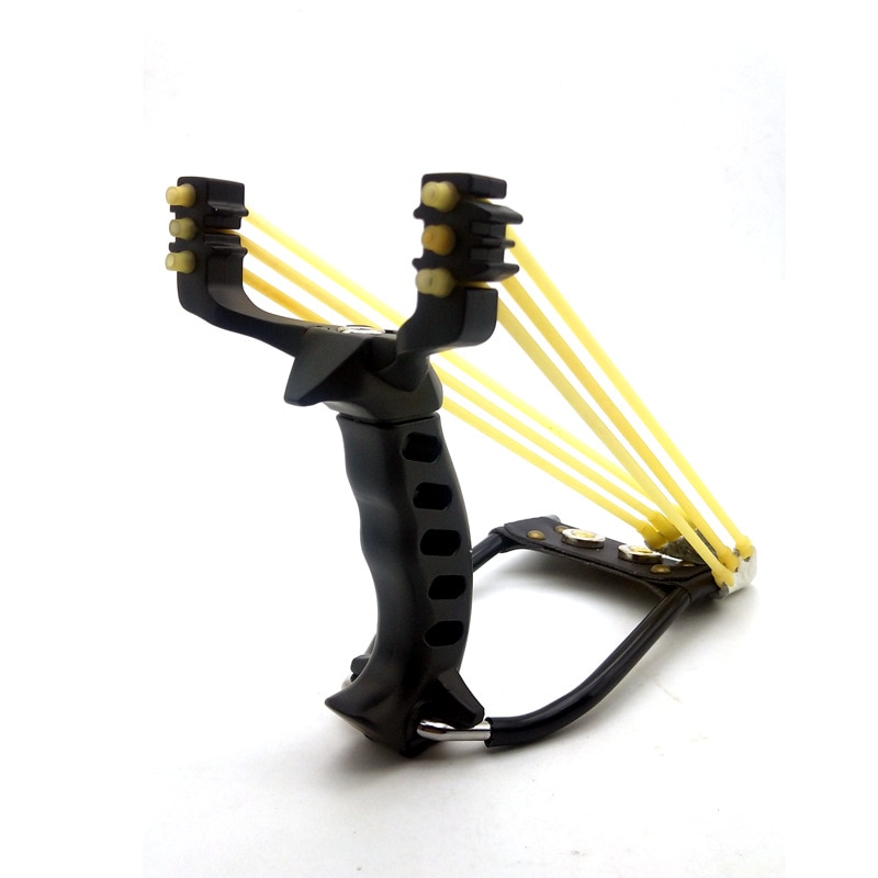 Powerful slingshot with wrist rest outdoor hunting all-metal material sling shot heavy-duty large