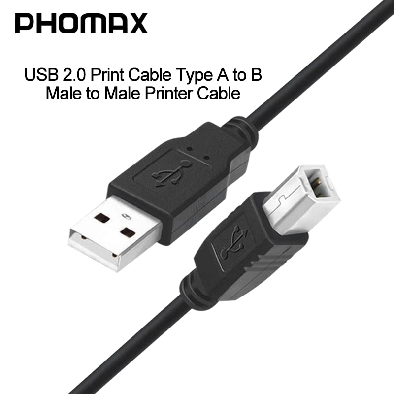 USB Printer Cable (Type A to Type B)