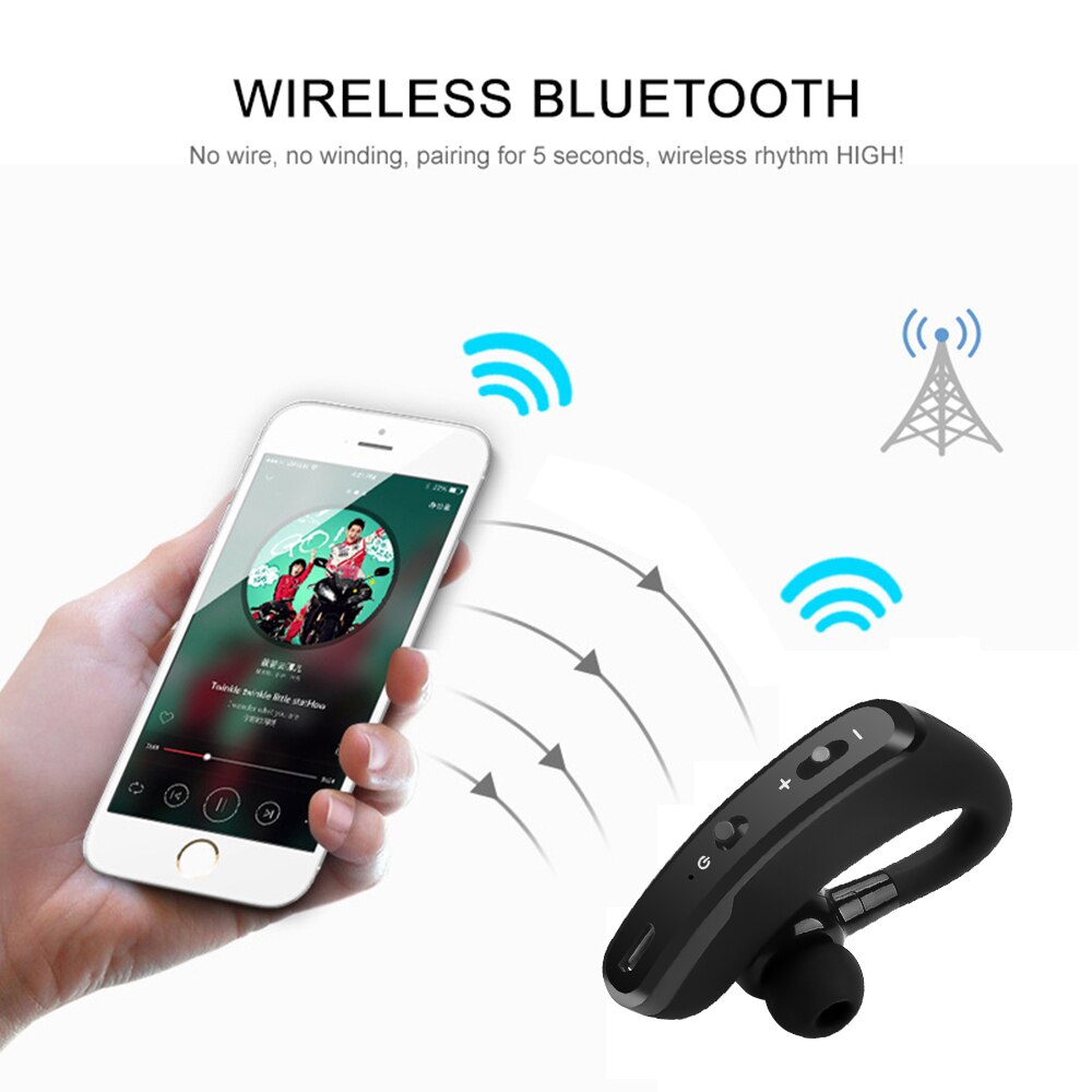 KEBIDU Bluetooth Earphone with Microphone 5