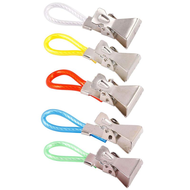5 Tea Towel Hanging Clips Clip On Hooks Loops Hand Towel Hangers  Kitchen Bathro