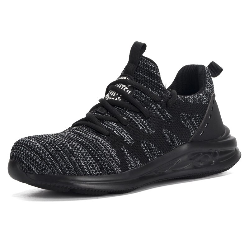 men safety shoes steel toe cap breathable women work boots sneakers casual male shoes image 4
