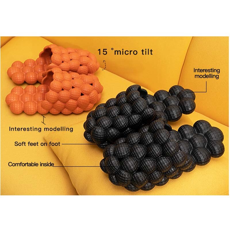 Unisex Slippers Women Men Shoes Bathroom Slipper Indoor Sandals EVA Massage Sandals Home Slippers Non-slip Floor Flip Flops image 8