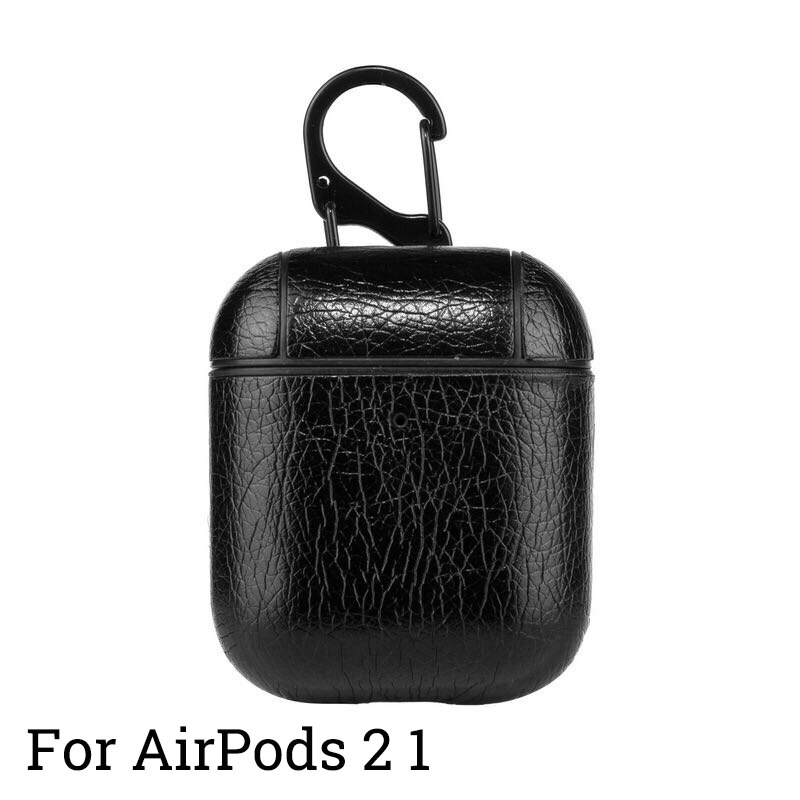 Leather Case for AirPods Charging Case with Carabiner 3