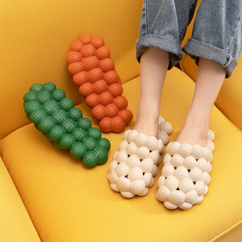 Unisex Slippers Women Men Shoes Bathroom Slipper Indoor Sandals EVA Massage Sandals Home Slippers Non-slip Floor Flip Flops image 11