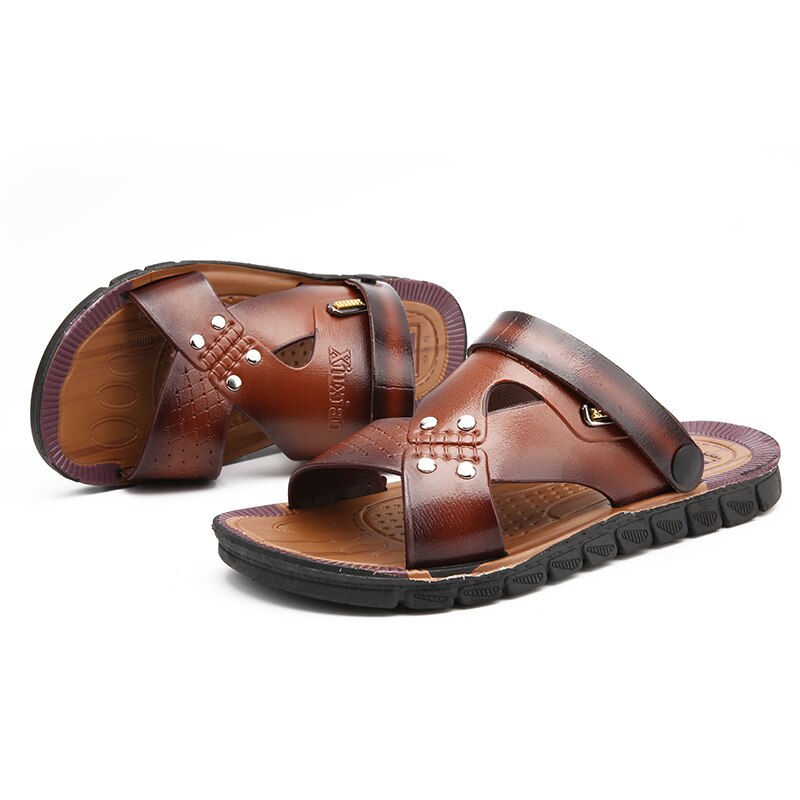 Men shoes Arrival Summer Men Flip Flops High Quality Beach Sandals Anti-slip Zapatos Hombre Casual Shoes Wholesale 43 image 3