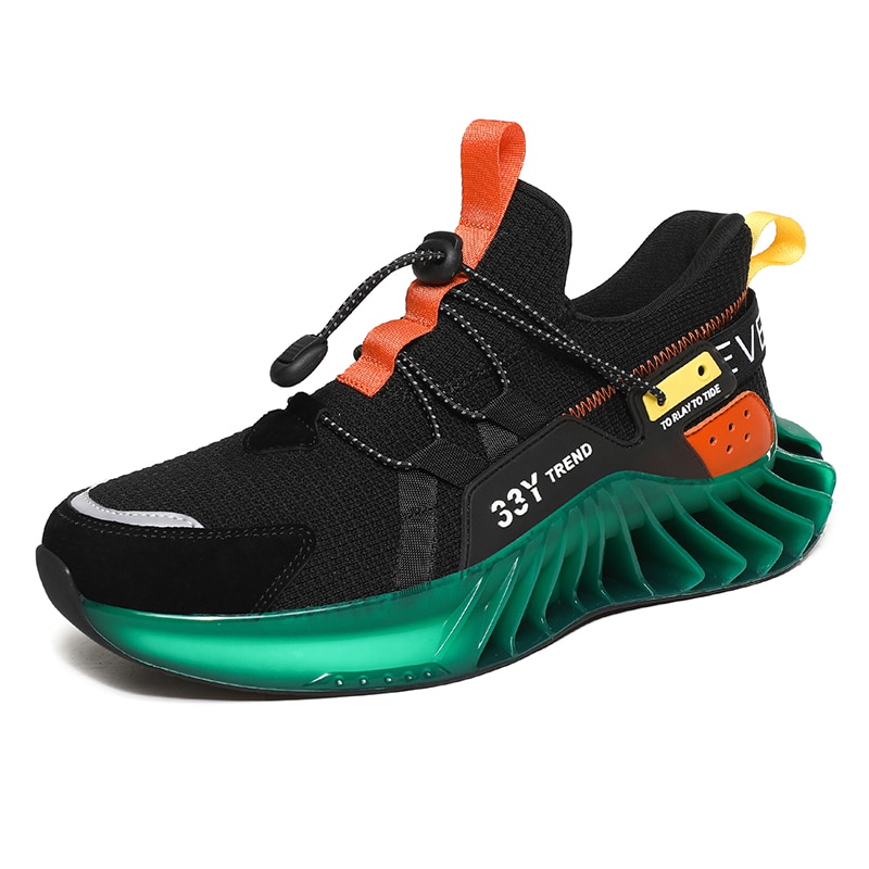Men Blade Shoes Casual Sneakers Men Soft High Quality Reflective Shoes Breathable Flying Woven Sneakers Male Chaussure Homme（A29） image 4
