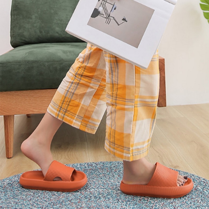 Thick Platform Slippers Women Indoor Bathroom Slipper Soft EVA Anti-slip Lovers Home Floor Slides Ladies Summer Shoes image 10