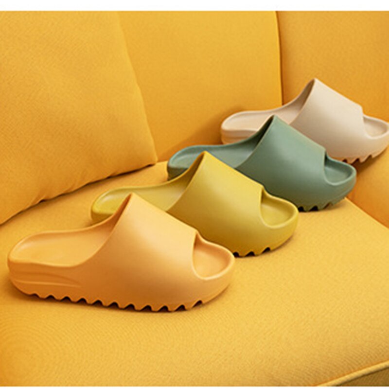Soft Slippers Thick Sole Non-slip EVA Indoor Women Shoes Summer Flat Sandals Couple Beach Outdoor Light Flip Flops image 9