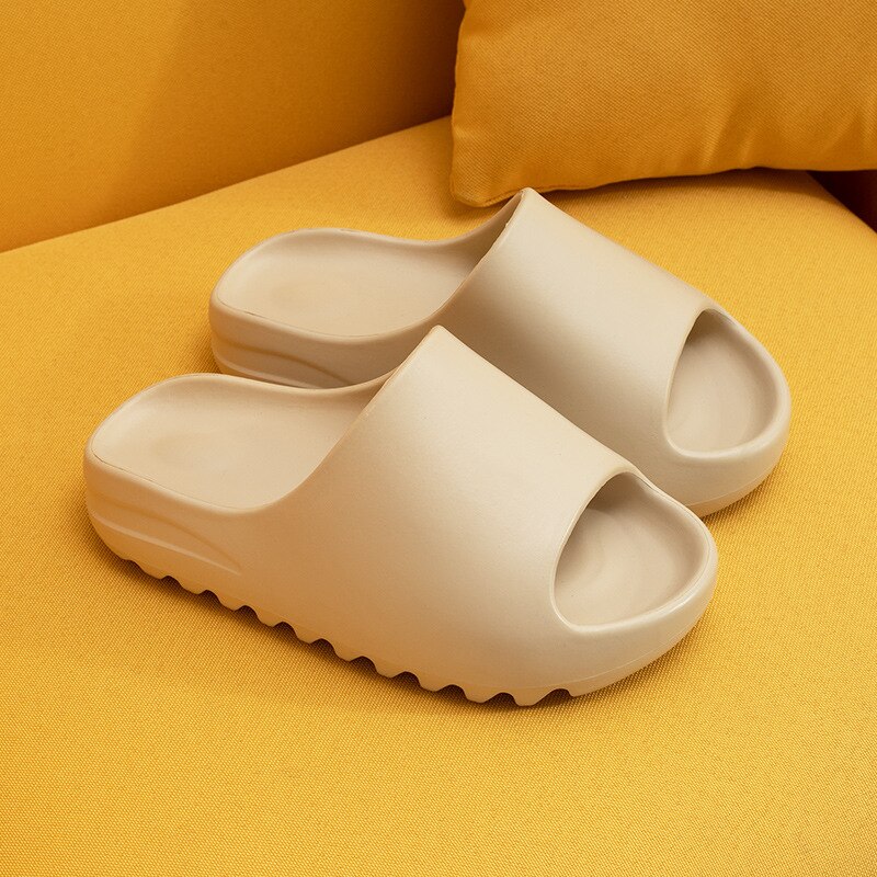 Soft Slippers Thick Sole Non-slip EVA Indoor Women Shoes Summer Flat Sandals Couple Beach Outdoor Light Flip Flops image 4