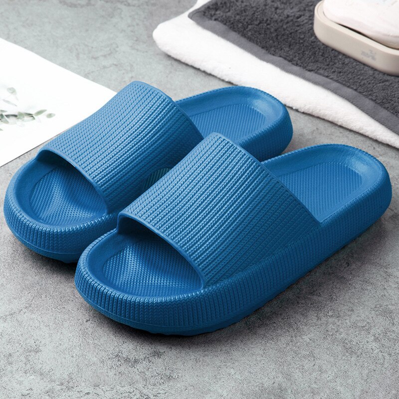 Thick Platform Slippers Women Indoor Bathroom Slipper Soft EVA Anti-slip Lovers Home Floor Slides Ladies Summer Shoes image 7