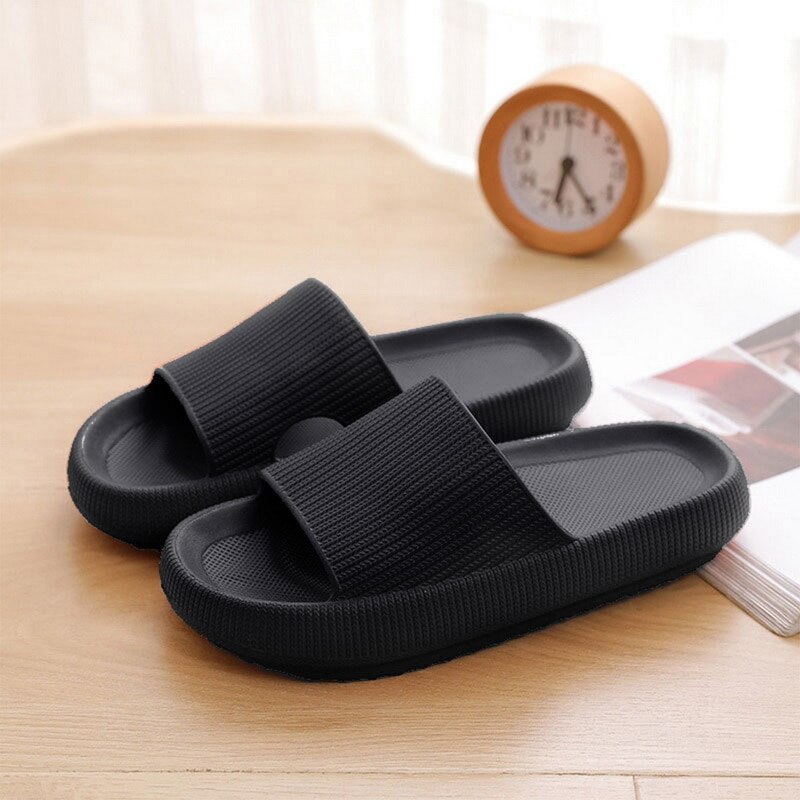 Thick Platform Slippers Women Indoor Bathroom Slipper Soft EVA Anti-slip Lovers Home Floor Slides Ladies Summer Shoes image 6