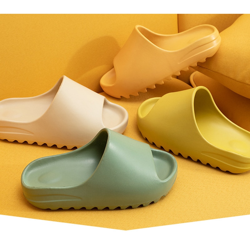 Soft Slippers Thick Sole Non-slip EVA Indoor Women Shoes Summer Flat Sandals Couple Beach Outdoor Light Flip Flops image 12