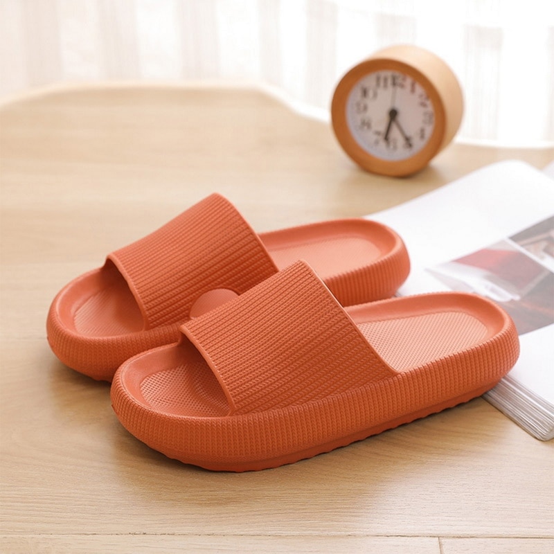 Thick Platform Slippers Women Indoor Bathroom Slipper Soft EVA Anti-slip Lovers Home Floor Slides Ladies Summer Shoes image 4