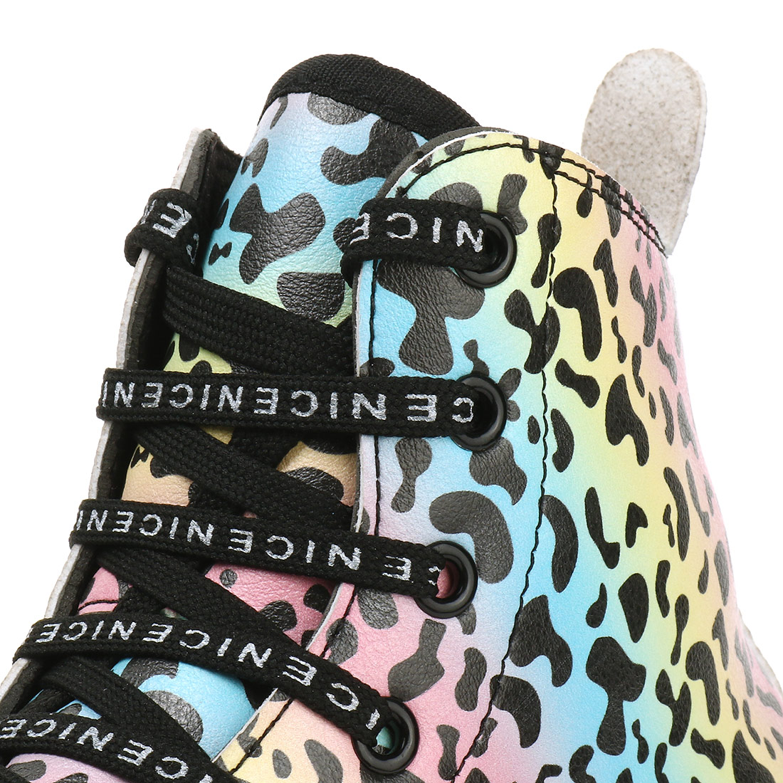 Outdoor Quad Roller Skate Sneaker Skating Blade Leopard Pattern Breathable Abec-7 4 Wheels Shoes image 5