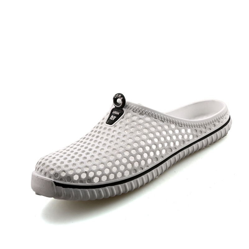 Kakaforsa 2020 waterproof Men Outdoor Sandals Mesh Breathable Lovers Slippers Unisex Casual Beach Sandal Hollow Flats Flip Flops image 5