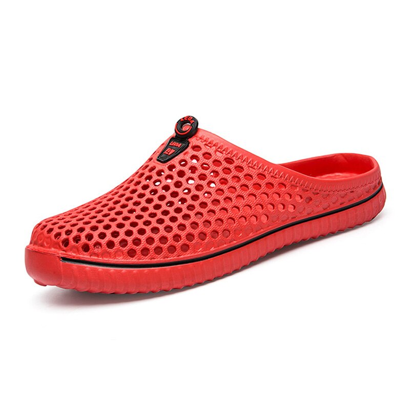 Kakaforsa 2020 waterproof Men Outdoor Sandals Mesh Breathable Lovers Slippers Unisex Casual Beach Sandal Hollow Flats Flip Flops image 6