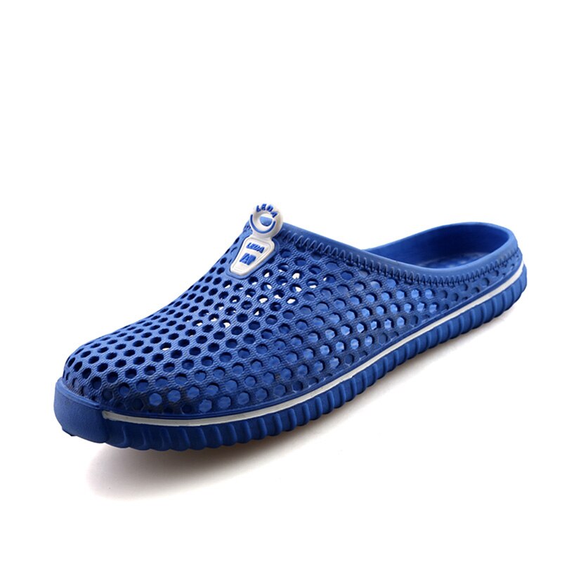 Kakaforsa 2020 waterproof Men Outdoor Sandals Mesh Breathable Lovers Slippers Unisex Casual Beach Sandal Hollow Flats Flip Flops image 4
