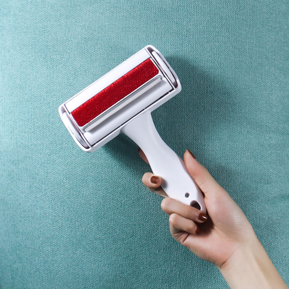Pet Hair Rmover Brush for Furniture Bed Sofa Reusable Dog Cat Hair Rmove Brush Self-Cleaning Fur Clean Brush