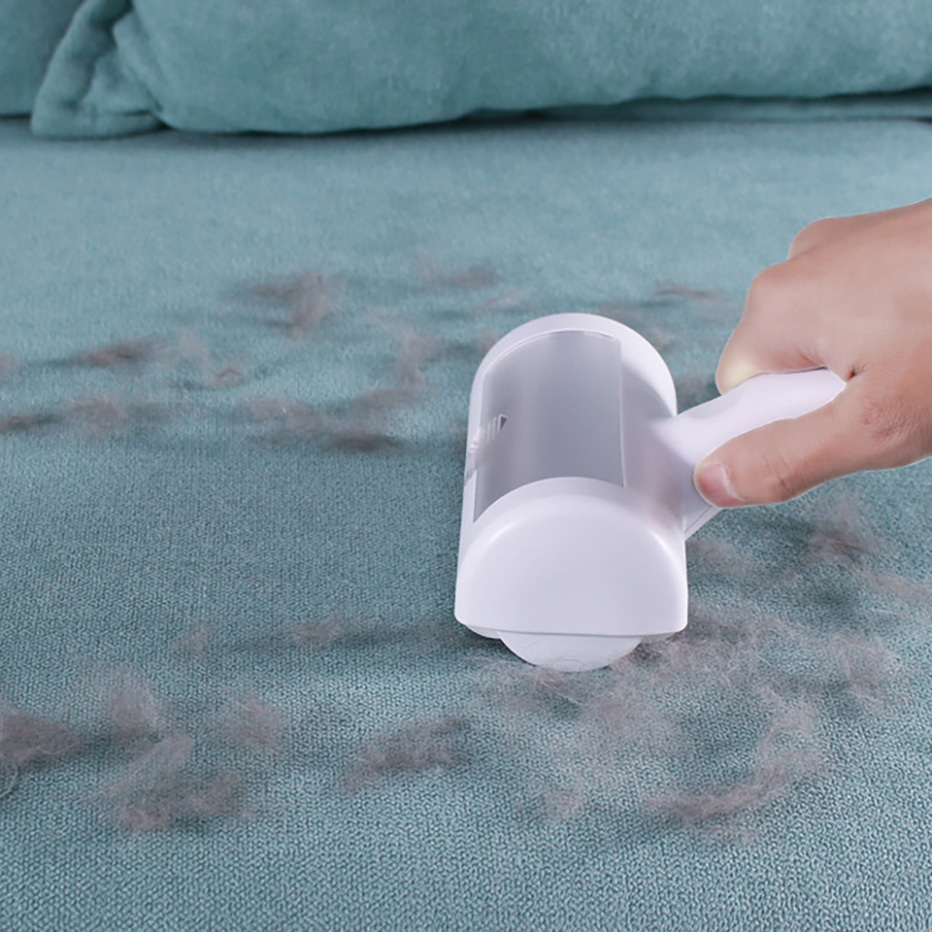 Pet Hair Rmover Brush for Furniture Bed Sofa Reusable Dog Cat Hair Rmove Brush Self-Cleaning Fur Clean Brush