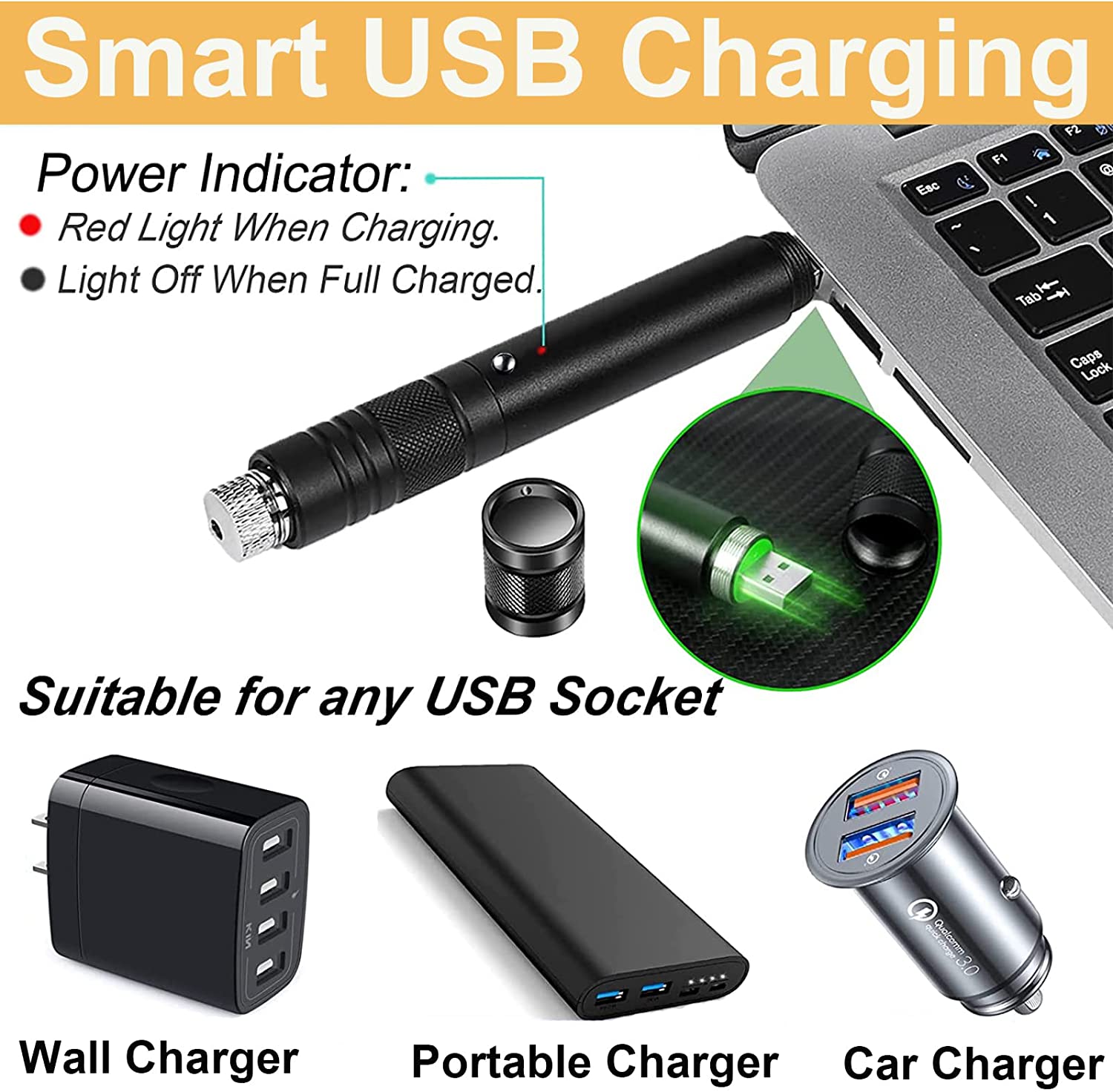 USB Direct Charging Laser Flashlight - High Power Outdoor Gypsophila Laser Light-3.jpg