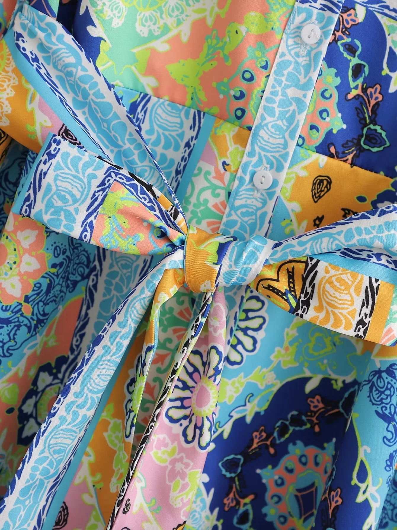 Woman Dress New Fashion Print Boho Elegant Dresses For Women Vintage With Belt Casual Female Party Dresses 2C715166D50FFC1127C885ACF2DD1EB8