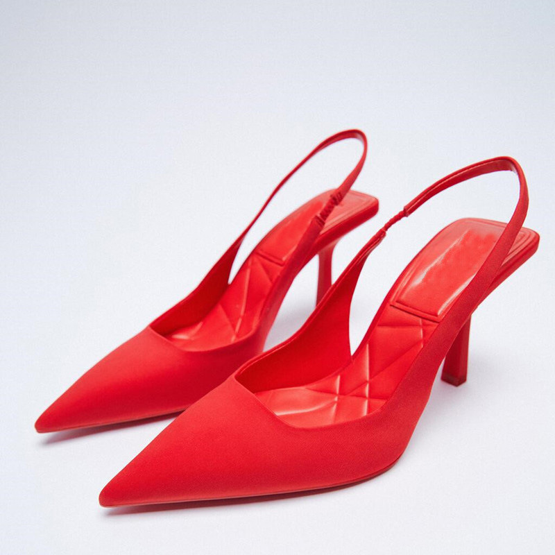 RAYNALIYA hot sale 2022 white black red gold high heels shoes India | Ubuy