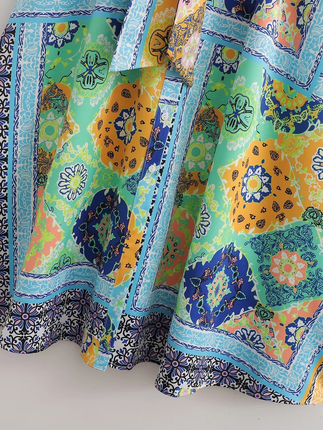 Woman Dress New Fashion Print Boho Elegant Dresses For Women Vintage With Belt Casual Female Party Dresses C6F8C1EE57747E43A299B77410EB18F9