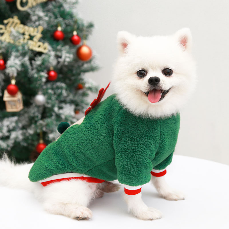 Stay warm and stylish this holiday season with this cozy Comfy Fleece Christmas Pet Sweater! Made with a fleece material, it's sure to keep your pet nice and toasty as they trot through the winter wonderland. Deck your furry friend out for the festive season!