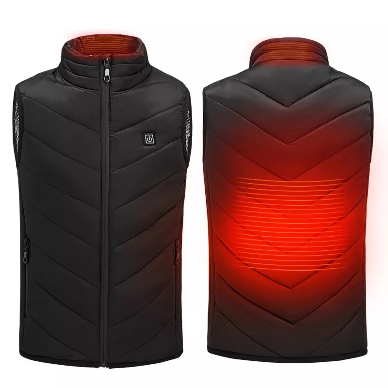 Usb Intelligent Rechargeable Battery Kids Thermal Heating Down Vest