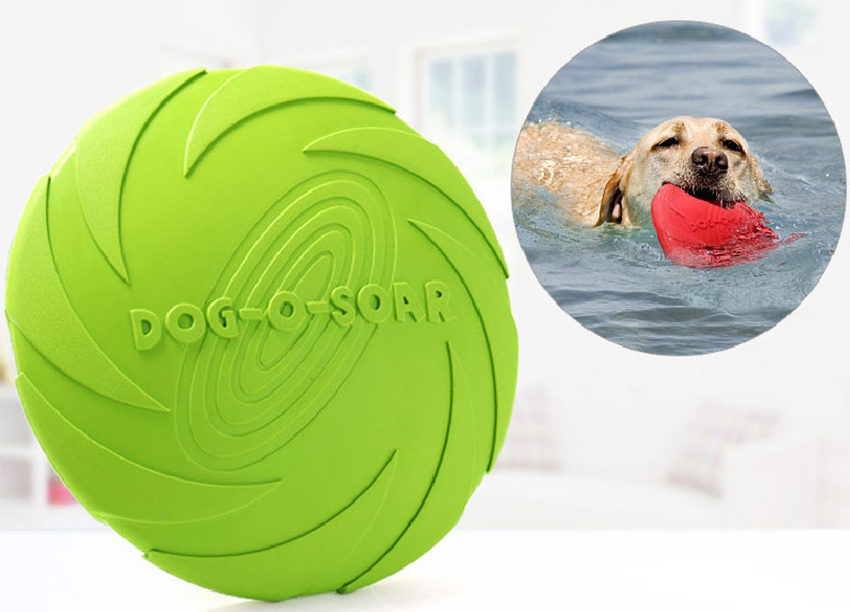 Dog o outlet soar rubber frisbee